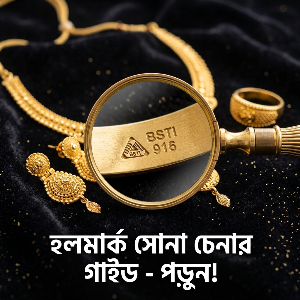 হলমার্ক সোনা কী এবং বাজুস হলমার্ক সার্টিফিকেশন চিহ্ন
